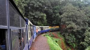After being shut for a year owing to derailments, the Neral-Matheran stretch was re-opened last year.(HT File)