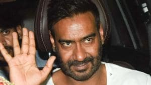 Actor Ajay Devgn at the screening of his film Raid in Mumbai.(IANS)
