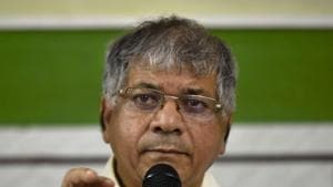 Bharipa Bahujan Maha Sangh president Prakash Ambedkar.(Anshuman Poyrekar/HT Photo) Bharipa Bahujan Maha Sangh president Prakash Ambedkar.(Anshuman Poyrekar/HT Photo)