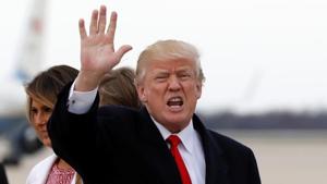 US President Donald Trump.(REUTERS) US President Donald Trump.(REUTERS)