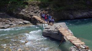Construction of the two bridges by Border Roads Organisation will start from Tuesday, say officials.(Photo for representation/HT File) Construction of the two bridges by Border Roads Organisation will start from Tuesday, say officials.(Photo for representation/HT File)