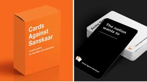 The irreverent cards contain lots of pop culture references. The irreverent cards contain lots of pop culture references.