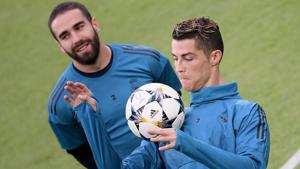 Cristiano Ronaldo in practice ahead of Real Madrid’s UEFA Champions League against Juventus.(AFP) Cristiano Ronaldo in practice ahead of Real Madrid’s UEFA Champions League against Juventus.(AFP)