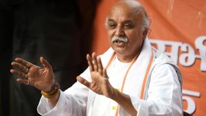 VHP leader Pravin Togadia(HT File Photo) VHP leader Pravin Togadia(HT File Photo)
