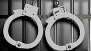 Police said the three were arrested on the basis of a CCTV camera installed near the statue. Police said the three were arrested on the basis of a CCTV camera installed near the statue.