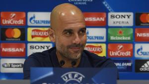 Manchester City's Spanish manager Pep Guardiola attends a press conference on the eve of the UEFA Champions League first leg quarter-final football match against Liverpool, at Anfield stadium in Liverpool, north west England on April 3, 2018.(AFP) Manchester City's Spanish manager Pep Guardiola attends a press conference on the eve of the UEFA Champions League first leg quarter-final football match against Liverpool, at Anfield stadium in Liverpool, north west England on April 3, 2018.(AFP)