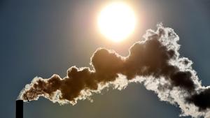 A cloud of smoke coming out from a chimney in a winter sky in Seclin, northern France.(AFP File Photo) A cloud of smoke coming out from a chimney in a winter sky in Seclin, northern France.(AFP File Photo)