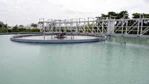 The authority supplies 56% Ganga water and 44% groundwater to meet the present demand for water, which is 332 MLD (million litres per day).(Sunil Ghosh/HT) The authority supplies 56% Ganga water and 44% groundwater to meet the present demand for water, which is 332 MLD (million litres per day).(Sunil Ghosh/HT)