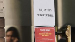 According to National Restaurant Association of India (NRAI), service charge is a fee charged by the restaurant over and above the price of food and drink for the additional convenience of service rendered inside the restaurant and not for take outs or home deliveries.(HT REPRESENTATIVE PHOTO) According to National Restaurant Association of India (NRAI), service charge is a fee charged by the restaurant over and above the price of food and drink for the additional convenience of service rendered inside the restaurant and not for take outs or home deliveries.(HT REPRESENTATIVE PHOTO)