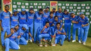 Indian cricket team’s media rights are likely to fetch the BCCI a record purse. The e-auction of the global rights (2018-2023) have gone to the third day in Mumbai.(AP) Indian cricket team’s media rights are likely to fetch the BCCI a record purse. The e-auction of the global rights (2018-2023) have gone to the third day in Mumbai.(AP)