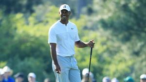 Tiger Woods of the United States looks on during a practice round prior to the start of the 2018 Masters Tournament at Augusta National Golf Club on April 3, 2018 in Augusta, Georgia.(AFP) Tiger Woods of the United States looks on during a practice round prior to the start of the 2018 Masters Tournament at Augusta National Golf Club on April 3, 2018 in Augusta, Georgia.(AFP)