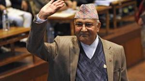 Nepal’s Prime Minister K P Oli will arrive in Delhi on Friday.(AFP File Photo) Nepal’s Prime Minister K P Oli will arrive in Delhi on Friday.(AFP File Photo)