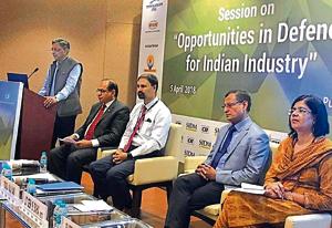 Baba Kalyani , CMD Bharat Forge speaks on ‘Opportunities for Industry in Defence’ at BHAU auditorium in COEP on Thursday.(Ravindra Joshi/HT PHOTO) Baba Kalyani , CMD Bharat Forge speaks on ‘Opportunities for Industry in Defence’ at BHAU auditorium in COEP on Thursday.(Ravindra Joshi/HT PHOTO)
