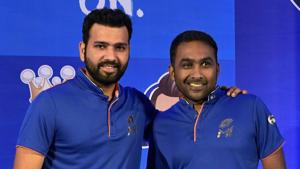 Rohit Sharma and coach Mahela Jayawardene will be looking to guide Mumbai Indians to their fourth IPL crown.(PTI) Rohit Sharma and coach Mahela Jayawardene will be looking to guide Mumbai Indians to their fourth IPL crown.(PTI)