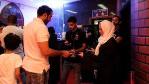 The first screening is likely to be Marvel’s superhero movie ‘Black Panther’.(Reuters File Photo) The first screening is likely to be Marvel’s superhero movie ‘Black Panther’.(Reuters File Photo)