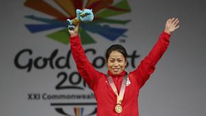 Mirabai Chanu and Sanjita Chanu have given India two gold medals in weightlifting in the 2018 Commonwealth Games.(AP) Mirabai Chanu and Sanjita Chanu have given India two gold medals in weightlifting in the 2018 Commonwealth Games.(AP)