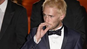 US actor Hopper Jack Penn, who has been arrested for possession of drugs , is seen smoking a cigarette after the screening of The Last Face at the 69th Cannes Film Festival in Cannes, southern France.(AFP/Getty Images) US actor Hopper Jack Penn, who has been arrested for possession of drugs , is seen smoking a cigarette after the screening of The Last Face at the 69th Cannes Film Festival in Cannes, southern France.(AFP/Getty Images)