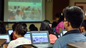It points out that the overall learning curve for students, especially in mathematics and physics, from first to third year, is very steep.(Prashant Waydande/HT File Photo) It points out that the overall learning curve for students, especially in mathematics and physics, from first to third year, is very steep.(Prashant Waydande/HT File Photo)
