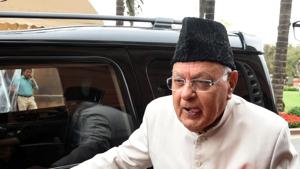 Farooq Abdullah during the budget session of the parliament at Parliament House in New Delhi, on March 15, 2018.(Sushil Kumar/HT file Photo) Farooq Abdullah during the budget session of the parliament at Parliament House in New Delhi, on March 15, 2018.(Sushil Kumar/HT file Photo)