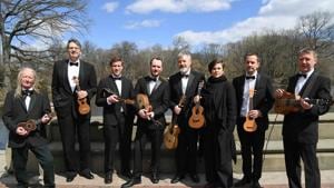 The Ukulele Orchestra of Great Britain plays in Central Park.(AFP) The Ukulele Orchestra of Great Britain plays in Central Park.(AFP)