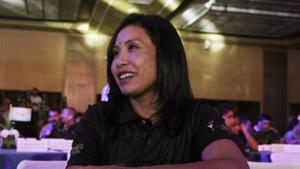Sarita Devi will take on Anja Stridsman of Australia in the quarters.(HT Photo) Sarita Devi will take on Anja Stridsman of Australia in the quarters.(HT Photo)