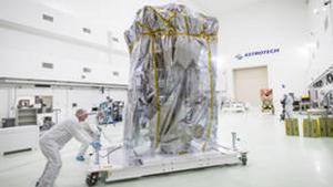 NASA’s Parker Solar Probe is wheeled into position in a clean room at Astrotech Space Operations.(Photo credit: nasa.gov) NASA’s Parker Solar Probe is wheeled into position in a clean room at Astrotech Space Operations.(Photo credit: nasa.gov)
