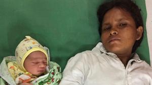 The woman was identified as Amba. The police are trying to locate her family.(HT) The woman was identified as Amba. The police are trying to locate her family.(HT)