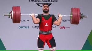 Vikas Thakur won the men’s 94kg bronze medal in weightlifting at the 2018 Commonwealth Games in Gold Coast on Sunday.(Twitter) Vikas Thakur won the men’s 94kg bronze medal in weightlifting at the 2018 Commonwealth Games in Gold Coast on Sunday.(Twitter)