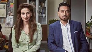Hindi Medium stars Irrfan Khan and Pakistani actor Saba Qamar.(Twitter) Hindi Medium stars Irrfan Khan and Pakistani actor Saba Qamar.(Twitter)