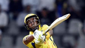 Dwayne Bravo was Chennai Super Kings’ hero against Mumbai Indians in the first match(PTI) Dwayne Bravo was Chennai Super Kings’ hero against Mumbai Indians in the first match(PTI)