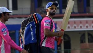 Ajinkya Rahane will lead Rajasthan Royals in the 2018 Indian Premier League after Steve Smith was banned for this edition due to the ball-tampering scandal.(PTI) Ajinkya Rahane will lead Rajasthan Royals in the 2018 Indian Premier League after Steve Smith was banned for this edition due to the ball-tampering scandal.(PTI)