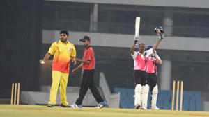 Sanjiv Suman, man of the match.(Deepak Gupts/HT Photo) Sanjiv Suman, man of the match.(Deepak Gupts/HT Photo)