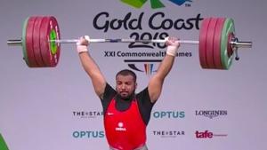 Pardeep Singh lifted lifted 352 kg (152 kg snatch + 200 kg clean and jerk) to claim the second spot in the 105 kg men’s weightlifting event after an exciting showdown with Samoa’s Sanele Mao at the 2018 Commonwealth Games in Gold Coast on Monday.(Twitter) Pardeep Singh lifted lifted 352 kg (152 kg snatch + 200 kg clean and jerk) to claim the second spot in the 105 kg men’s weightlifting event after an exciting showdown with Samoa’s Sanele Mao at the 2018 Commonwealth Games in Gold Coast on Monday.(Twitter)