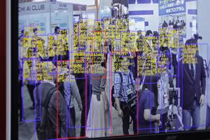 The object detection and tracking technology developed by SenseTime Group Ltd. is displayed on a screen at the Artificial Intelligence Exhibition & Conference in Tokyo, Japan, on Wednesday, April 4, 2018.(Kiyoshi Ota/Bloomberg) The object detection and tracking technology developed by SenseTime Group Ltd. is displayed on a screen at the Artificial Intelligence Exhibition & Conference in Tokyo, Japan, on Wednesday, April 4, 2018.(Kiyoshi Ota/Bloomberg)