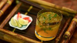 Ne bar's signature “pho cocktail” in Hanoi, which is inspired by Vietnam’s national dish of beef noodles in fish sauce broth.(AFP) Ne bar's signature “pho cocktail” in Hanoi, which is inspired by Vietnam’s national dish of beef noodles in fish sauce broth.(AFP)