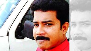 Rajesh, popularly known as Rasikan Rajesh, was hacked to death on March 27 in his studio on the outskirts of Thiruvananthapuram by a gang allegedly led by Ali Bhai.(ANI Twitter) Rajesh, popularly known as Rasikan Rajesh, was hacked to death on March 27 in his studio on the outskirts of Thiruvananthapuram by a gang allegedly led by Ali Bhai.(ANI Twitter)
