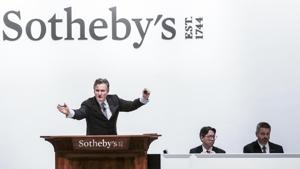 Sotheby’s first Indian auction will be held in Mumbai in December with one of modern master Tyeb Mehta’s most important works “Durga Mahisasur Mardini.”(AFP Photo) Sotheby’s first Indian auction will be held in Mumbai in December with one of modern master Tyeb Mehta’s most important works “Durga Mahisasur Mardini.”(AFP Photo)