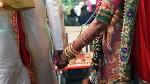 The Supreme Court today asked the Centre to grant protection to a Karnataka woman who alleged that she has been married off without her consent(AFP) The Supreme Court today asked the Centre to grant protection to a Karnataka woman who alleged that she has been married off without her consent(AFP)