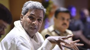 Karnataka chief minister Siddaramaiah was in Delhi to attend the party’s steering committee meeting to screen the candidates for the state polls.(Arijit Sen/HT File Photo) Karnataka chief minister Siddaramaiah was in Delhi to attend the party’s steering committee meeting to screen the candidates for the state polls.(Arijit Sen/HT File Photo)