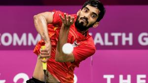 Kidambi Srikanth, who reached the quarterfinals of the 2018 Commonwealth Games, clinched the World No. 1 spot in the latest badminton rankings.(PTI) Kidambi Srikanth, who reached the quarterfinals of the 2018 Commonwealth Games, clinched the World No. 1 spot in the latest badminton rankings.(PTI)