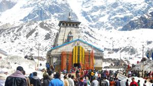 The foundation stone for the Kedarpuri reconstruction project was laid by Prime Minister Narendra Modi in October last year.(HT File Photo) The foundation stone for the Kedarpuri reconstruction project was laid by Prime Minister Narendra Modi in October last year.(HT File Photo)