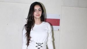 Actor Chunky Panday's daughter Ananya during the special screening of film Judwaa 2 in Mumbai in September 2017. (IANS File Photo) Actor Chunky Panday's daughter Ananya during the special screening of film Judwaa 2 in Mumbai in September 2017. (IANS File Photo)