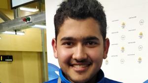 Anish Bhanwala smashed the Commonwealth Games en route to winning his maiden gold at the event.(HT Photo) Anish Bhanwala smashed the Commonwealth Games en route to winning his maiden gold at the event.(HT Photo)