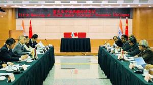 Indian and Chinese officials at the 5th meeting of the Strategic Economic Dialogue in Beijing on April 14, 2018.(Courtesy: Indian embassy in Beijing) Indian and Chinese officials at the 5th meeting of the Strategic Economic Dialogue in Beijing on April 14, 2018.(Courtesy: Indian embassy in Beijing)