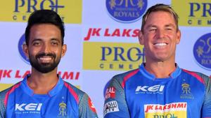 Ajinkya Rahane’s calm personality and Shane Warne’s aggression is the perfect recipe for Rajasthan Royals in the Indian Premier League 2018, believes K Gowtham.(PTI) Ajinkya Rahane’s calm personality and Shane Warne’s aggression is the perfect recipe for Rajasthan Royals in the Indian Premier League 2018, believes K Gowtham.(PTI)