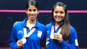 Dipika Pallikal and Joshna Chinappa lost 9-11, 8-11 in the final of women’s doubles squash at the 2018 Commonwealth Games.(Twitter) Dipika Pallikal and Joshna Chinappa lost 9-11, 8-11 in the final of women’s doubles squash at the 2018 Commonwealth Games.(Twitter)