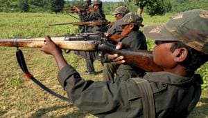 Maoist rebels train in a forest area in Bihar's Gaya district.(AP File Photo) Maoist rebels train in a forest area in Bihar's Gaya district.(AP File Photo)