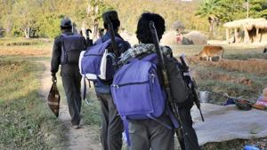 Police said that those who have surrendered have given statements that they were frustrated with the exploitation, violence and atrocities perpetrated in the name of the Maoist movement.(HT File Photo)