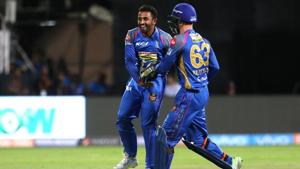 Shreyas Gopal’s (L) 2/22 proved vital in Rajasthan Royals’ 19-run win over Royal Challengers Bangalore in an IPL 2018 match at the M Chinnaswamy Stadium on Sunday.(BCCI) Shreyas Gopal’s (L) 2/22 proved vital in Rajasthan Royals’ 19-run win over Royal Challengers Bangalore in an IPL 2018 match at the M Chinnaswamy Stadium on Sunday.(BCCI)