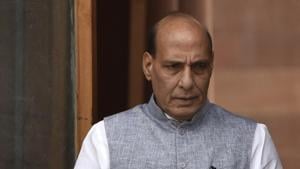 Union home minister Rajnath Singh said some forces have misled the youth of Kashmir.(Virendra Singh Gosain/HT File Photo) Union home minister Rajnath Singh said some forces have misled the youth of Kashmir.(Virendra Singh Gosain/HT File Photo)
